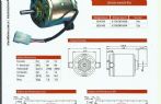 Motor Salida Directa 12 o 24 VCC / 150 W.
Dos rodamientos 6200.
Eje dia.: 10 mm.